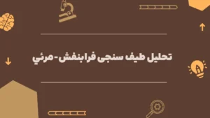 تحلیل طیف سنجی فرابنفش – مرئي