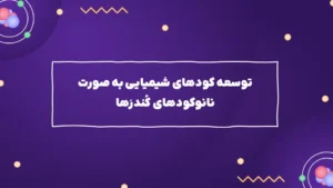 توسعه کودهای شیمیایی به صورت نانوکودهای کندرها